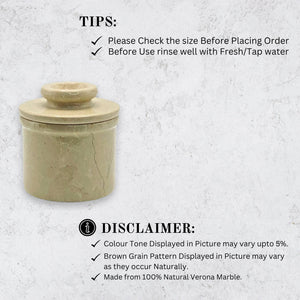 Verona Marble Butter Keeper - French Butter Crock