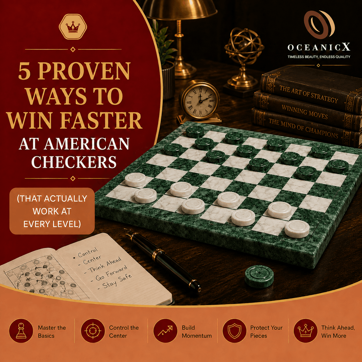 5 Proven Ways to Win Faster at American Checkers