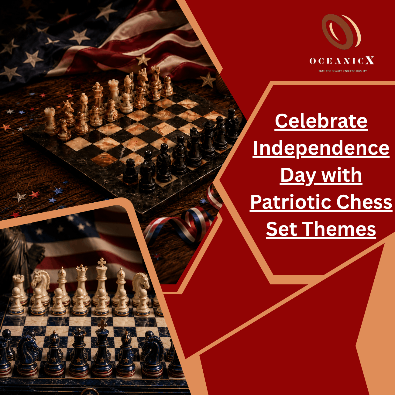 Celebrate Independence Day with Patriotic Chess Set Themes
