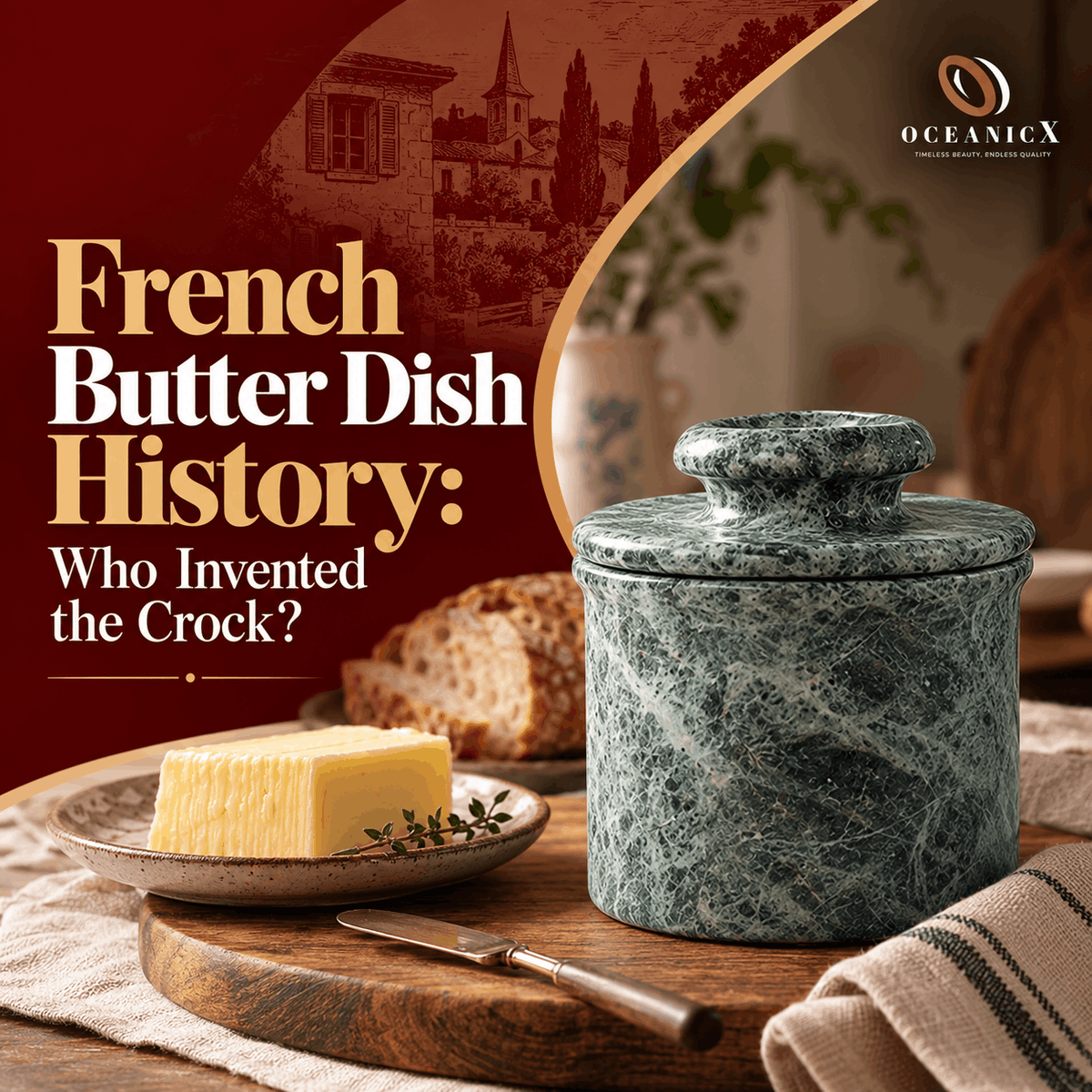French Butter Dish History: Who Invented the Crock?