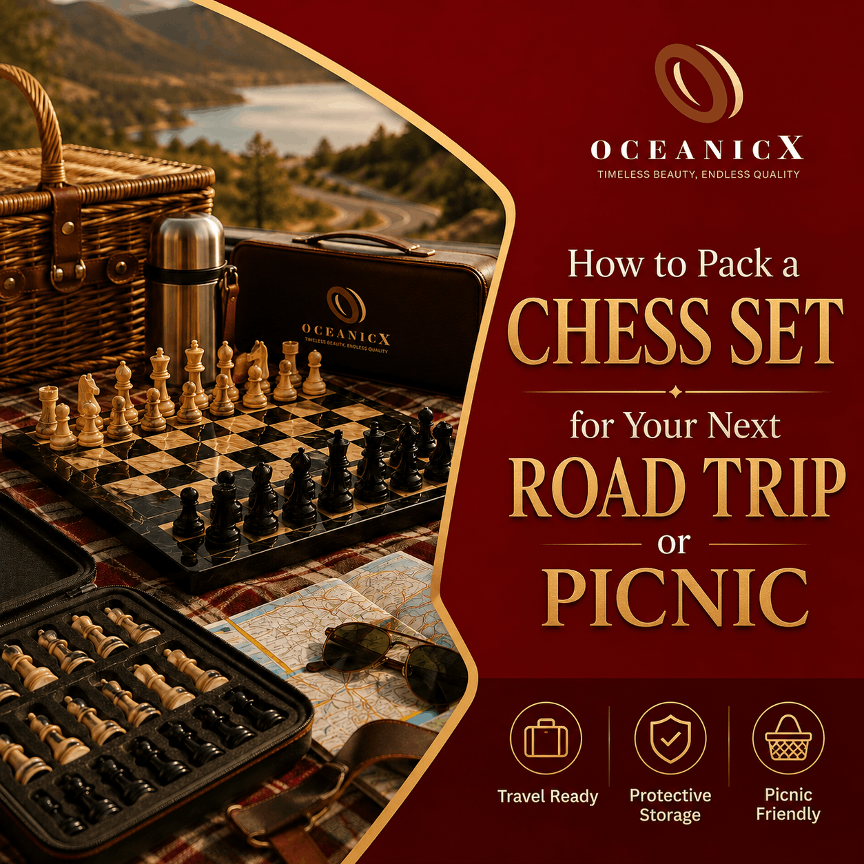 How to Pack a Chess Set for Your Next Road Trip or Picnic
