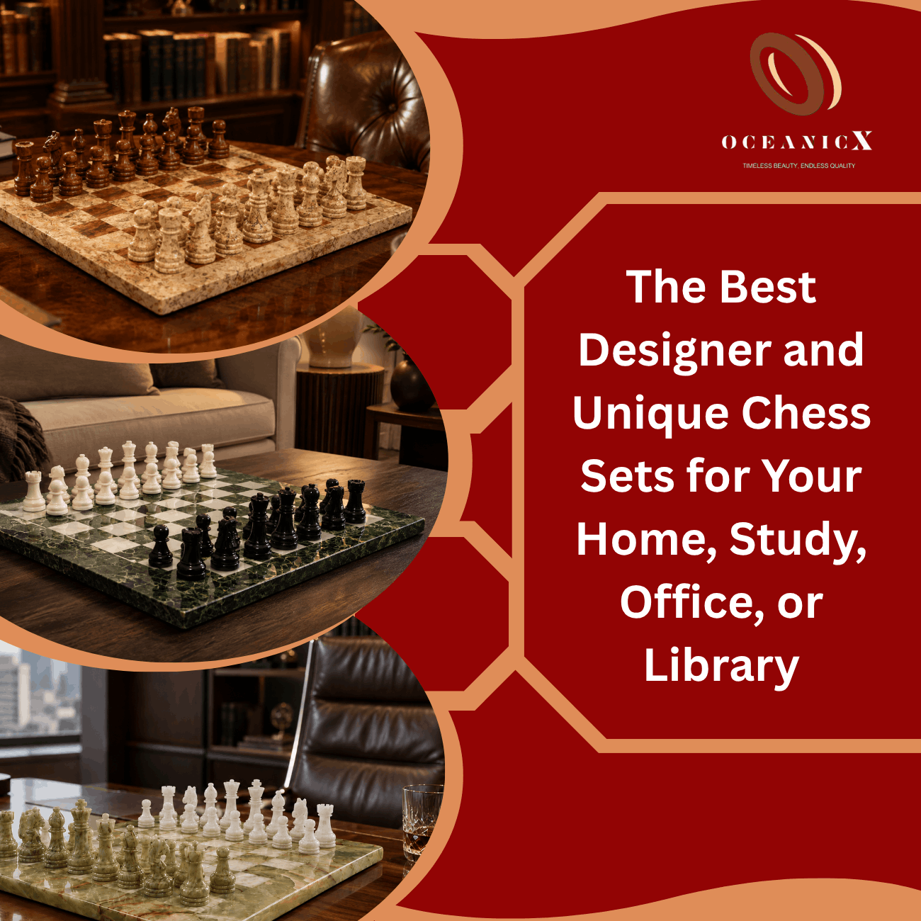 The Best Designer and Unique Chess Sets for Your Home, Study, Office, or Library