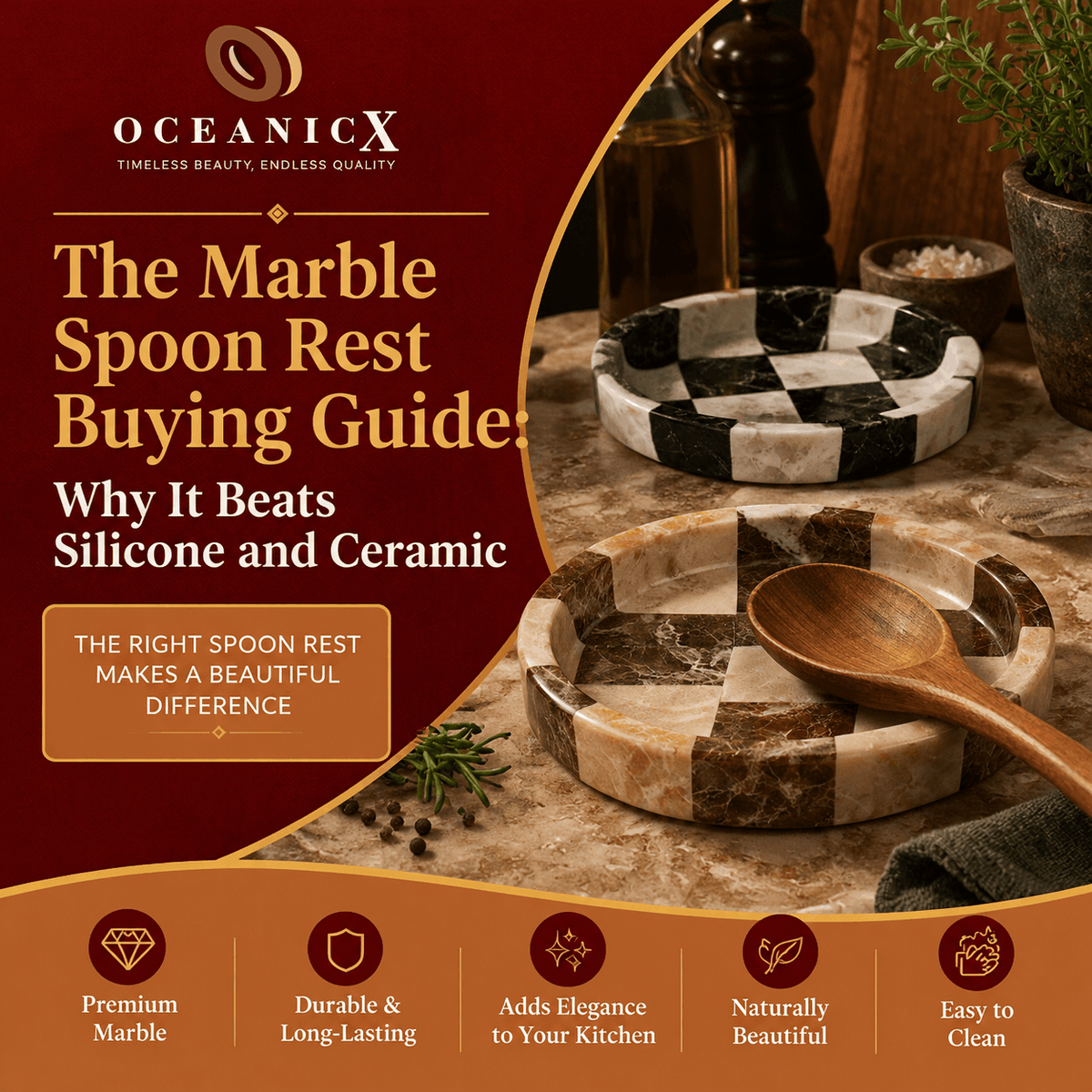The Marble Spoon Rest Buying Guide Why It Beats Silicone and Ceramic