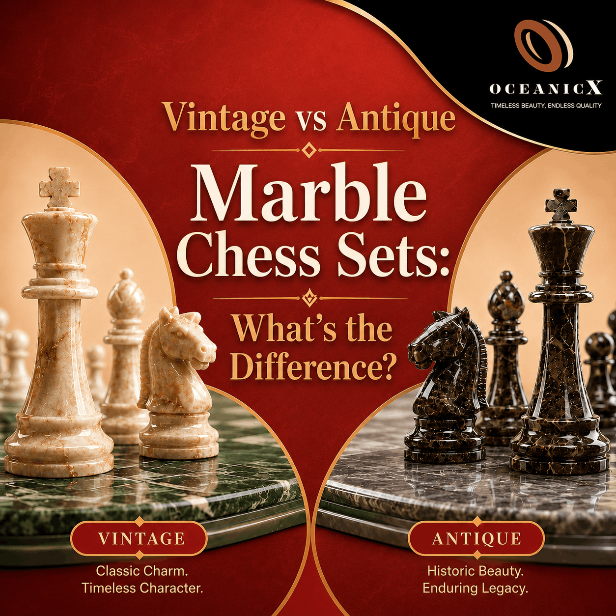 Vintage vs Antique Marble Chess Sets: What's the Difference?