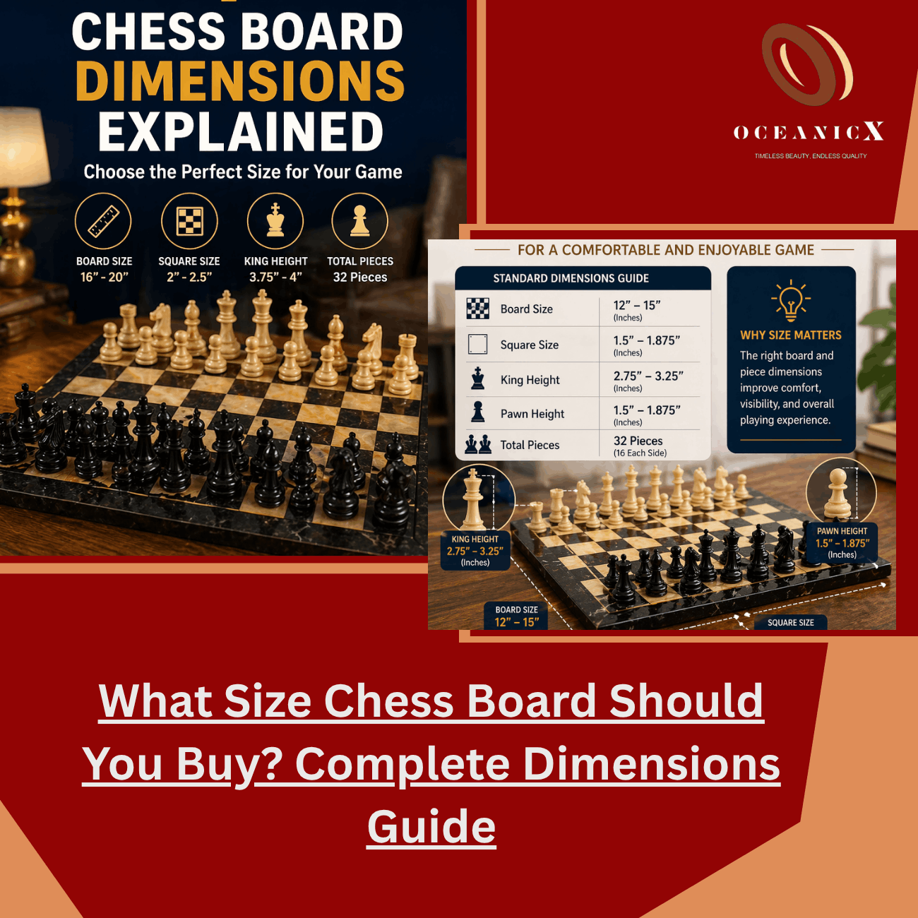 What Size Chess Board Should You Buy Complete Dimensions Guide