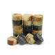 Black & Green Onyx Marble Checkers Set – 32 Pieces