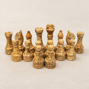 Coral Chess Pieces for 12 to 16 Inches Board