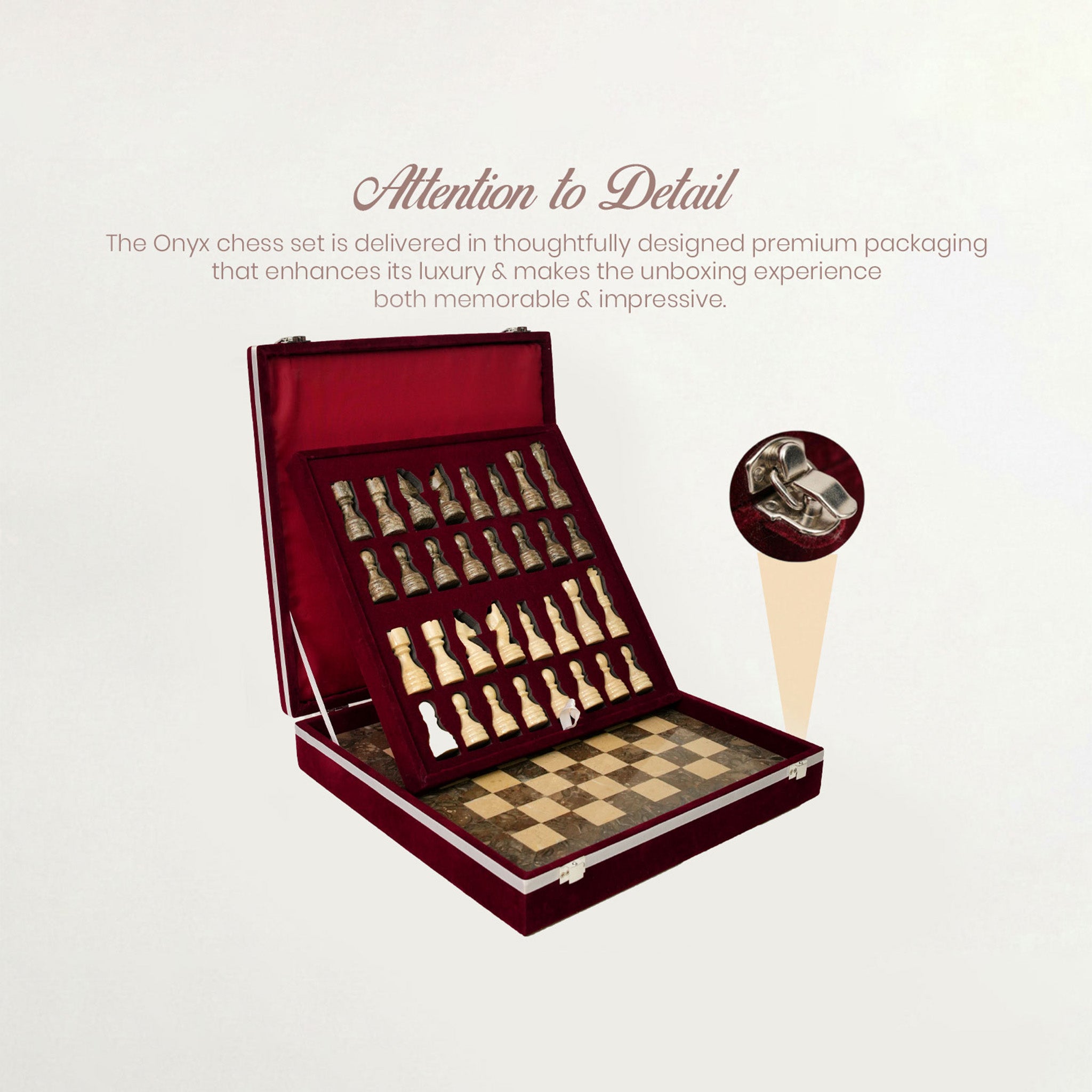 Grey and Verona Marble Chess Set