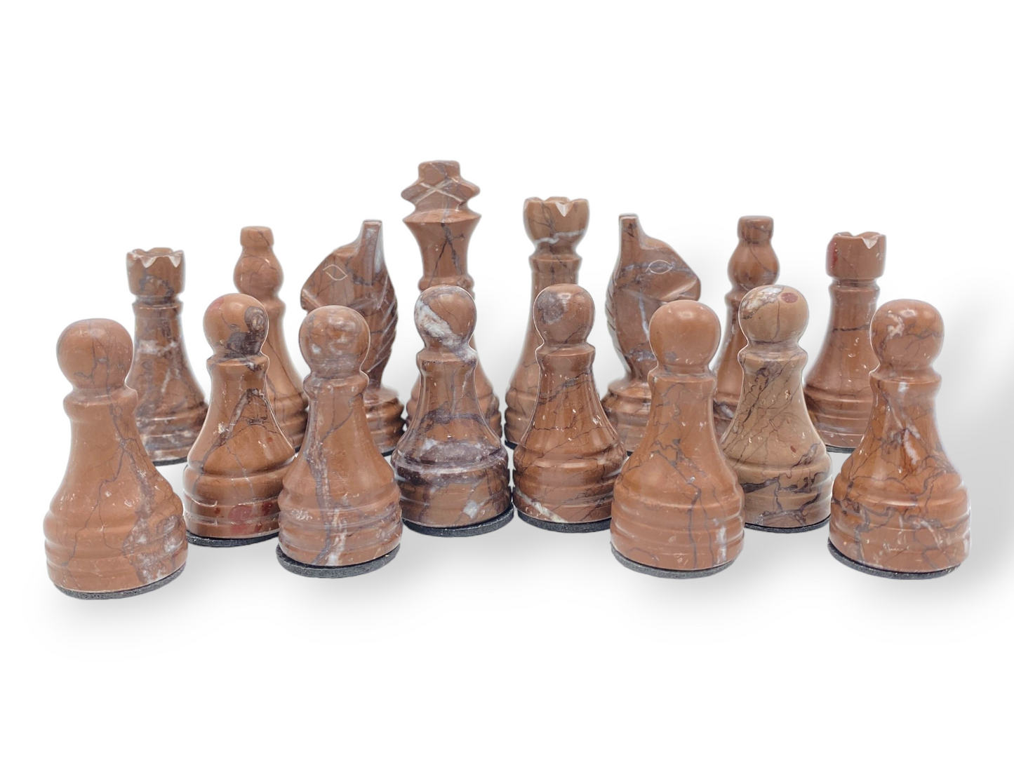 Copy of High Quality Handmade Marina White Chess Pieces Only for 12 to 16 Inches Board