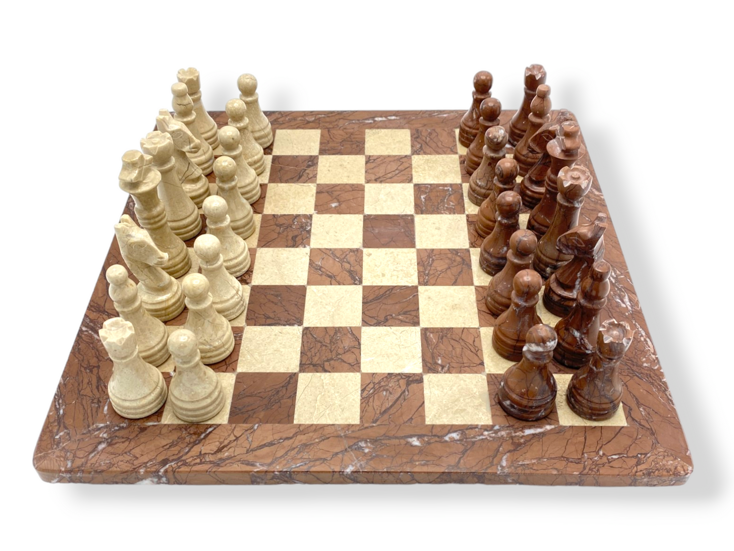 Elegant 12 Inches Marble Chess Set Marina Verona