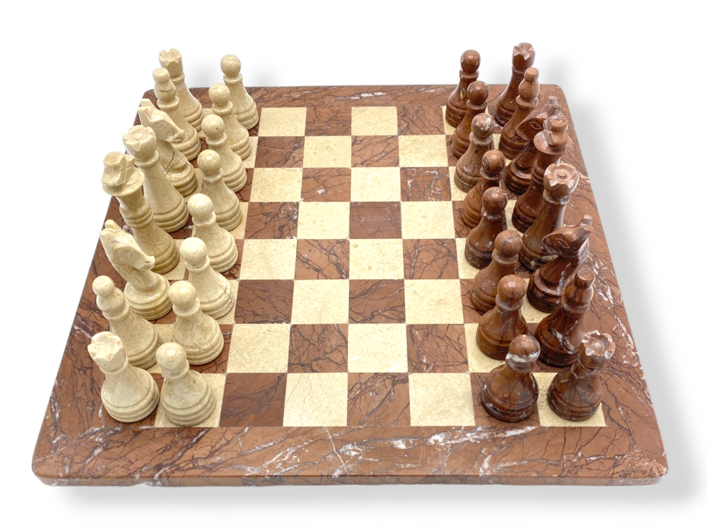 Elegant 12 Inches Marble Chess Set Marina Verona