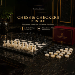 black white chess and checkers