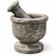 Oceanic Grey Marble Mortar and Pestle Set