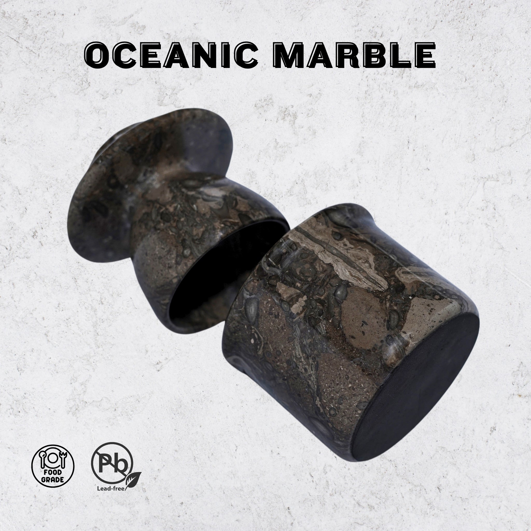 Oceanic Marble Butter Keeper - French Butter Keeper
