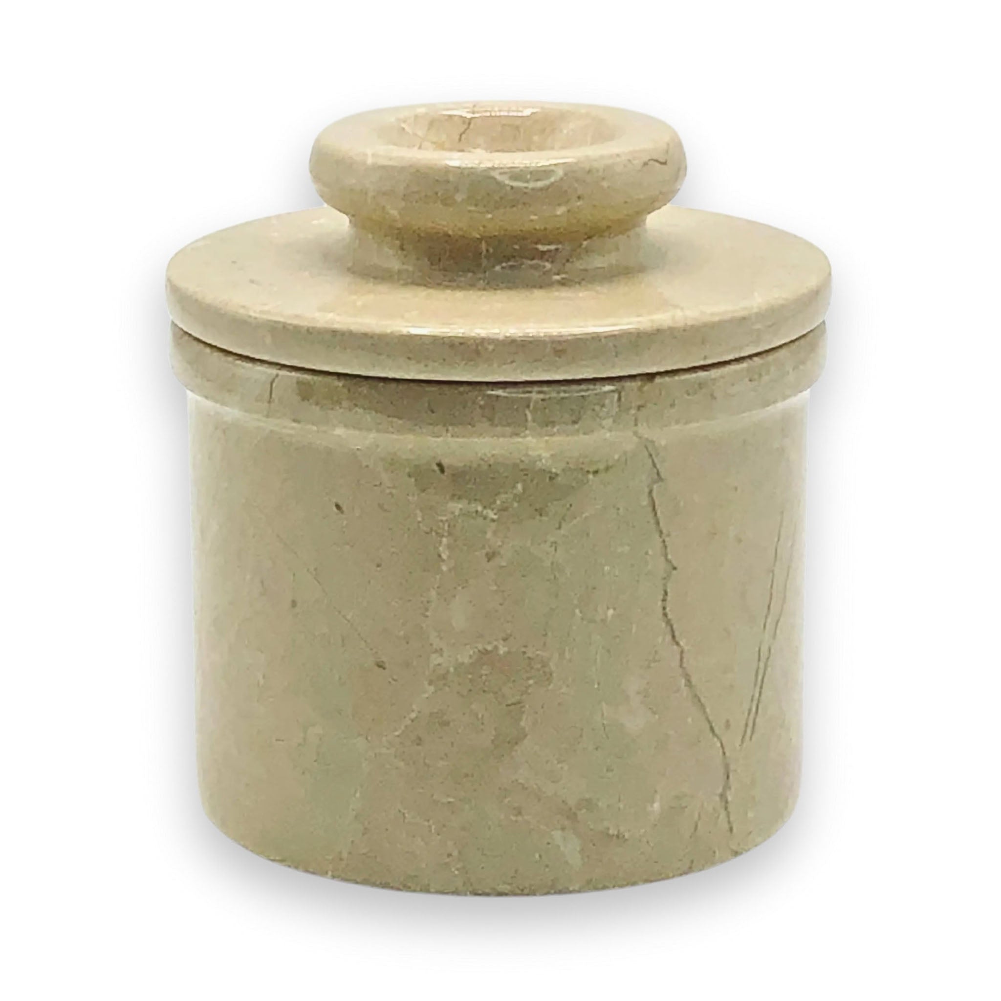 Verona Marble Butter Keeper with Lid - French Butter Crock