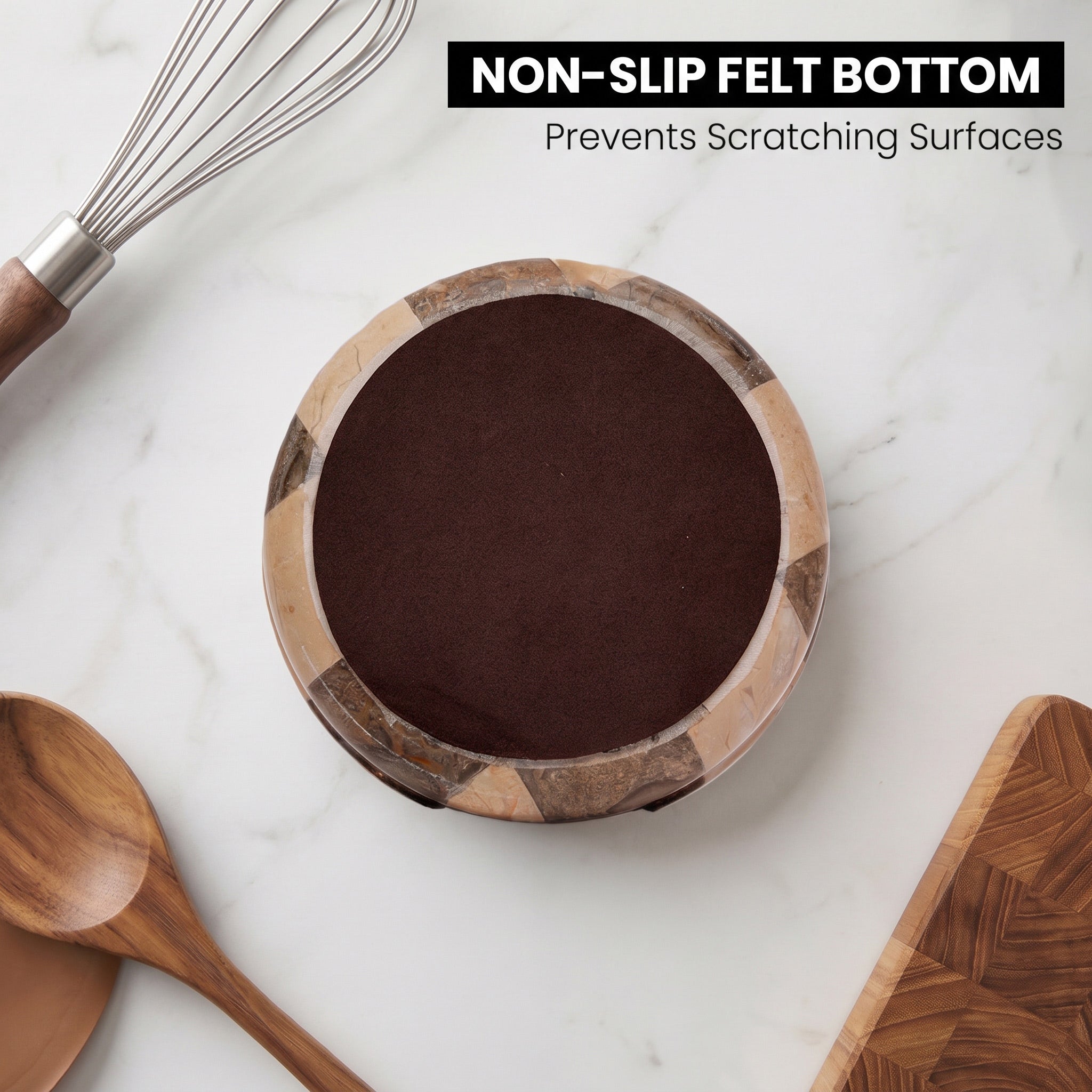 Verona Oceanic Marble Spoon Rest