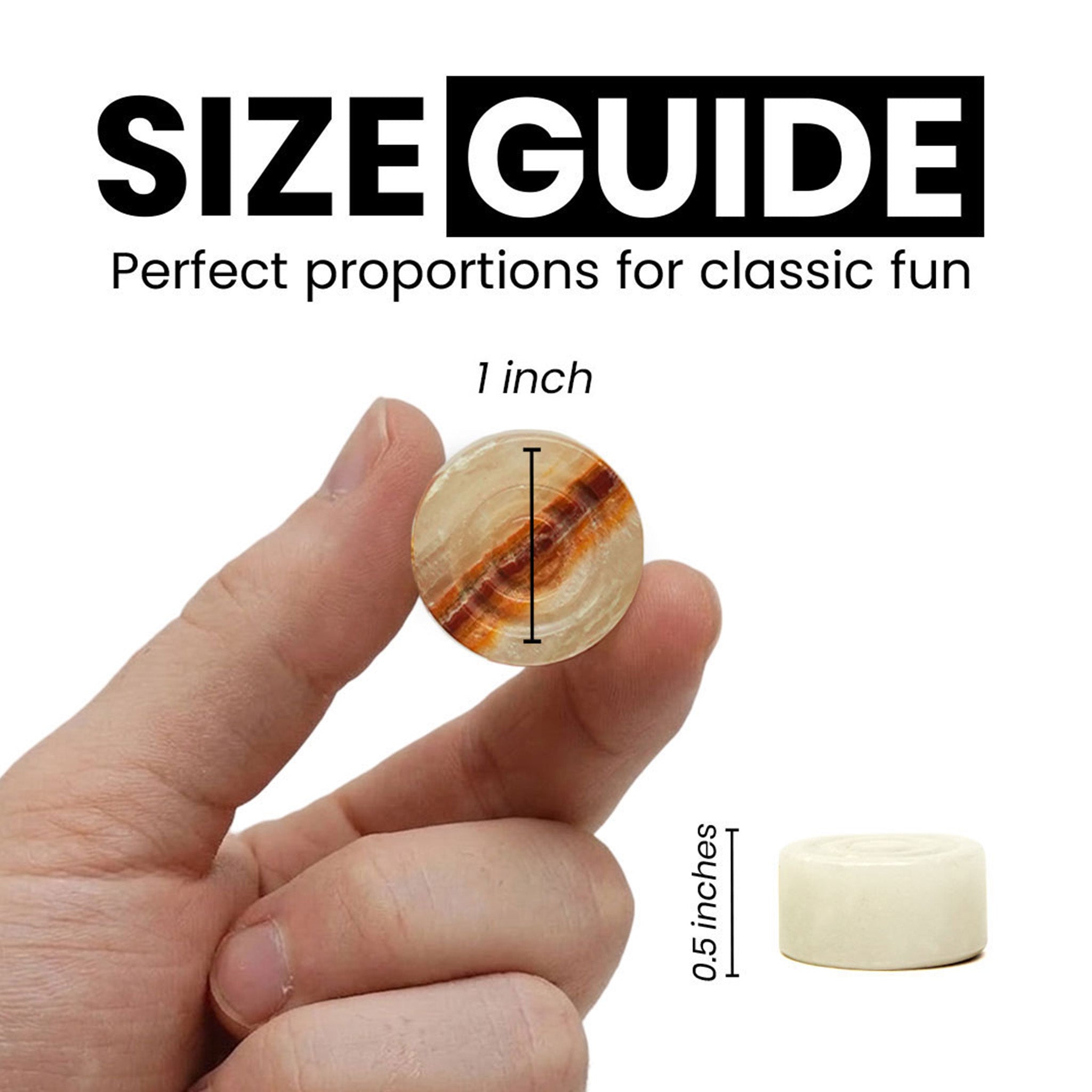 White and Green Onyx Marble Checkers Set - (32 Pieces ) Guide