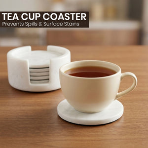White Marble Coaster (Set of 6)